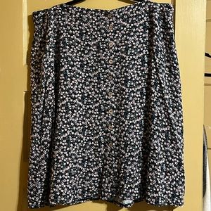 Maurices Floral Skirt